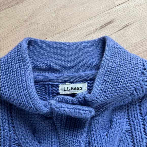 EUC LLBean 100% Cotton Cable Knit Fisherman’s Sweater - Picture 2 of 8